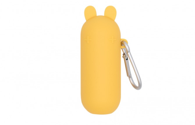 Silikonowa słomka do Bubble Tea w etui We Might Be Tiny - Yellow